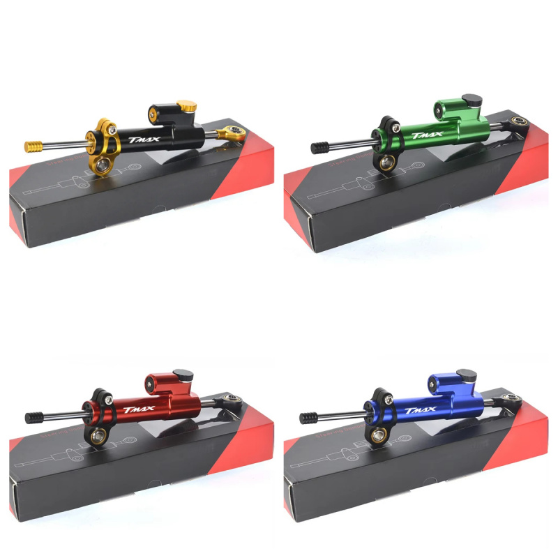 Steering Damper Stabilizer Kit Cnc - FOR YAMAHA T-MAX TMAX 500/530 2001