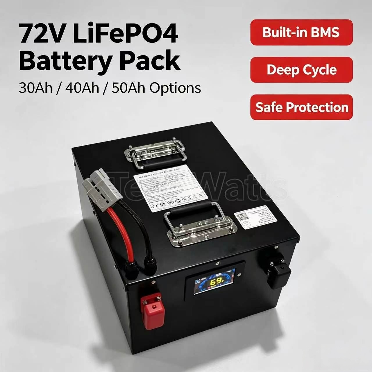 72V 30Ah Lifepo4 Battery Pack - 72v 30Ah 30A 40Ah 40A 50Ah