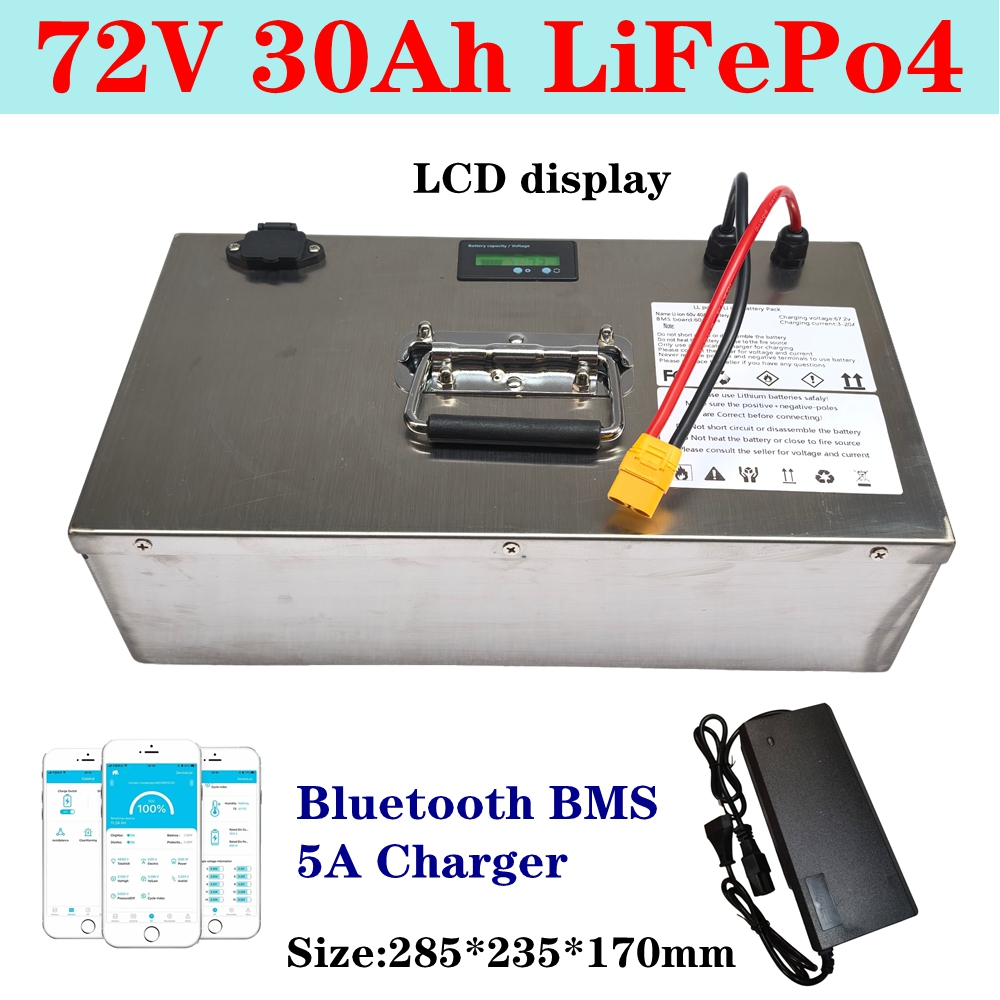 Upgraded 72V 30Ah 20Ah Lifepo4 - огляд і ціна 72V 30Ah Lifepo4 Battery Pack