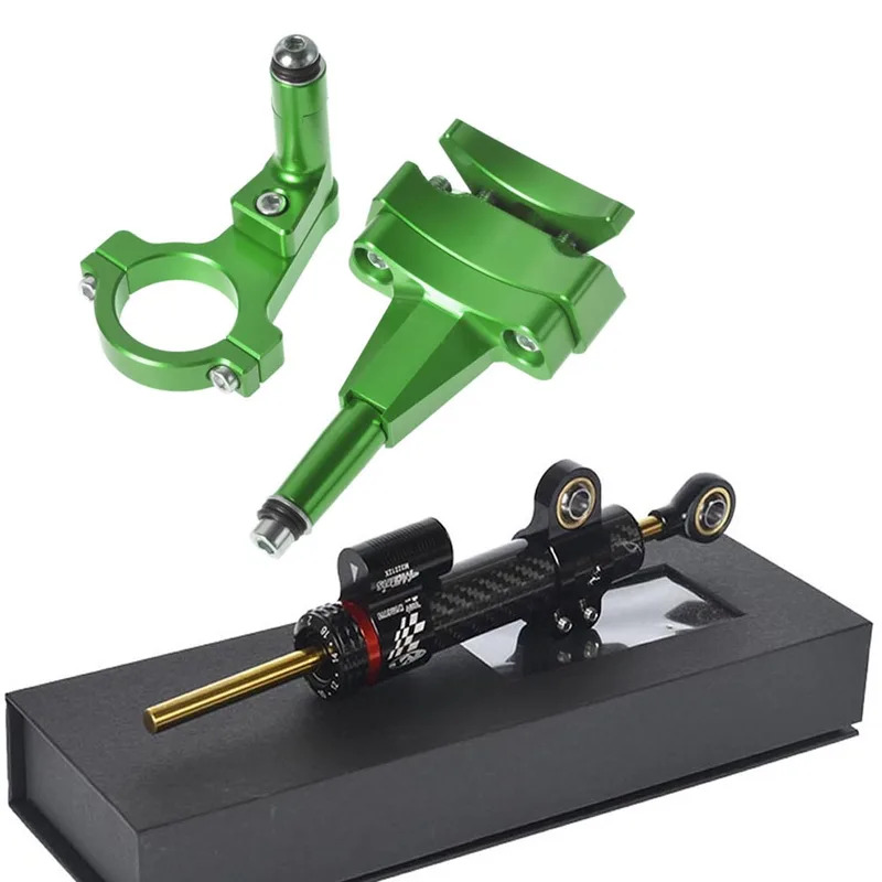 For Kawasaki 500 2024 - Motorc - огляд і ціна Steering Damper Stabilizer Kit Cnc