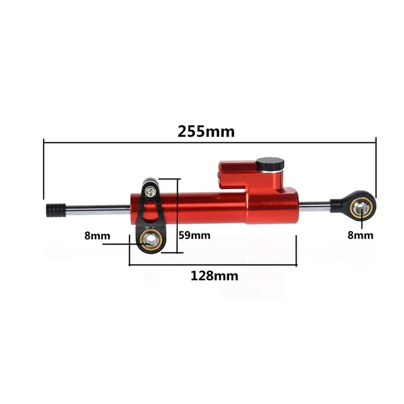 For Honda Africa Twin AfricaTw - огляд і ціна Steering Damper Stabilizer Kit Cnc