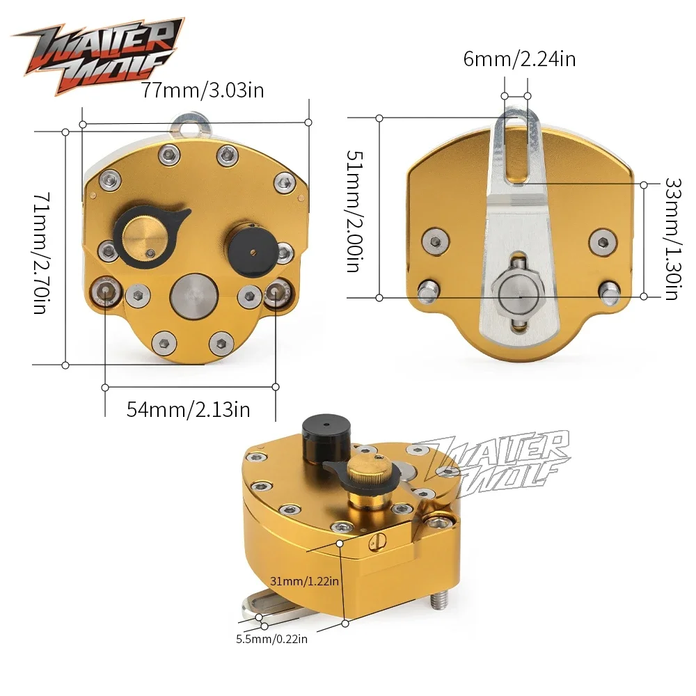 Motorcycle Steering Damper Sta - огляд і ціна Steering Damper Stabilizer Kit Cnc