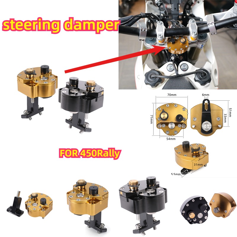 Steering Damper Mount Kit For  - огляд і ціна Steering Damper Stabilizer Kit Cnc