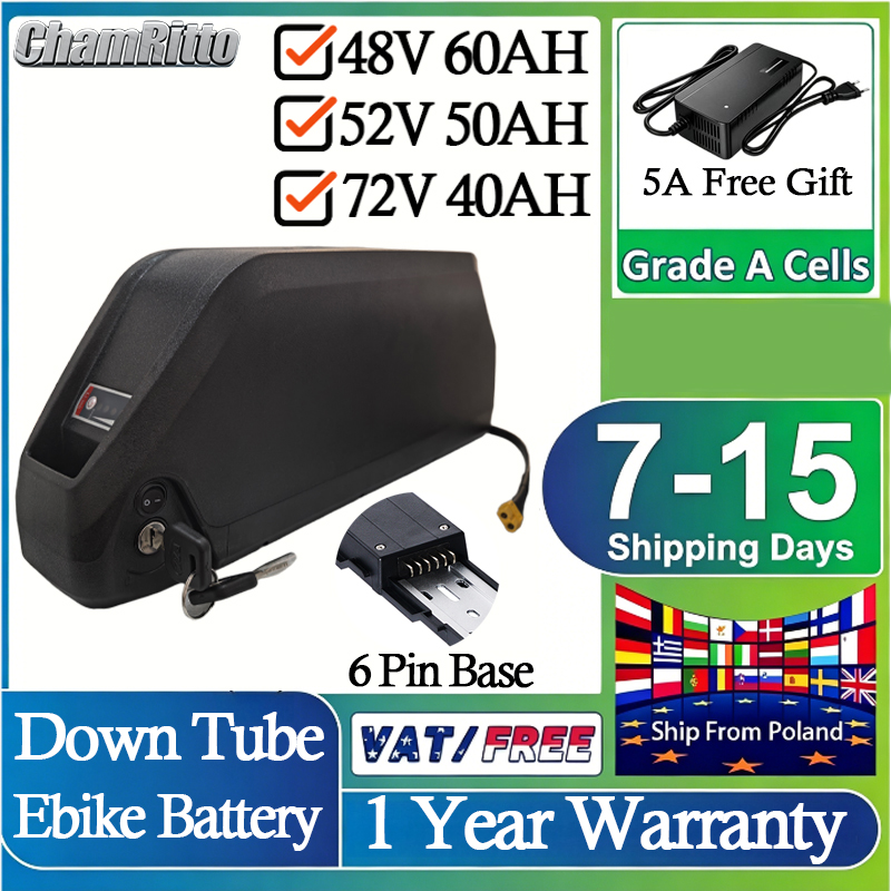 52V 50AH EBike Battery 21700 7 - огляд і ціна 60V 30Ah 21700 Battery Pack
