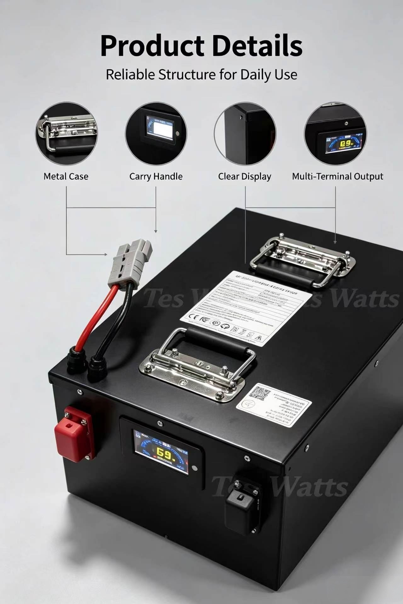 72v 30Ah 30A 40Ah 40A 50Ah 50A - огляд і ціна 72V 30Ah Lifepo4 Battery Pack
