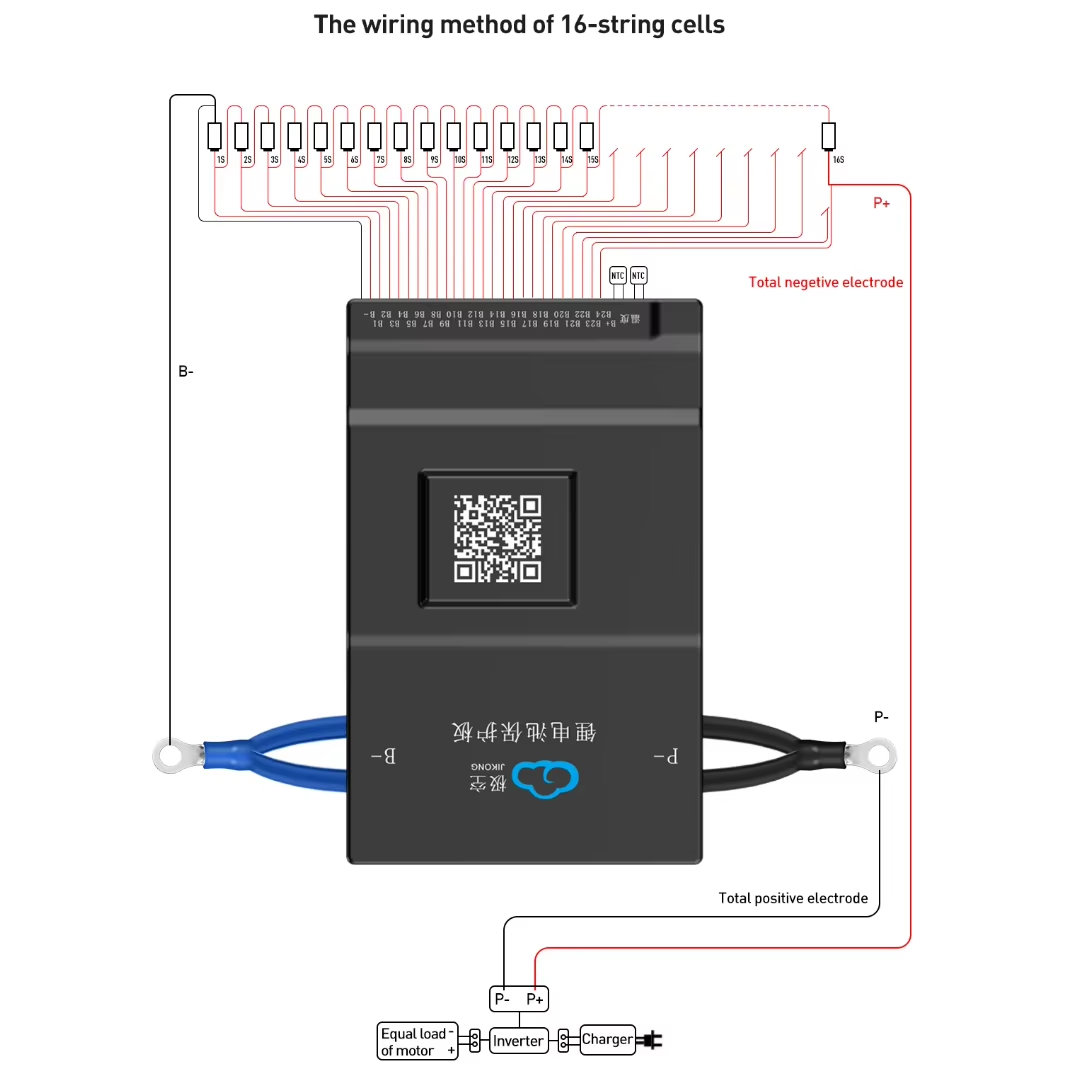 JK BMS Active Balance 150A 200 - огляд і ціна Smart Bms 20S 72V 150A Bluetooth