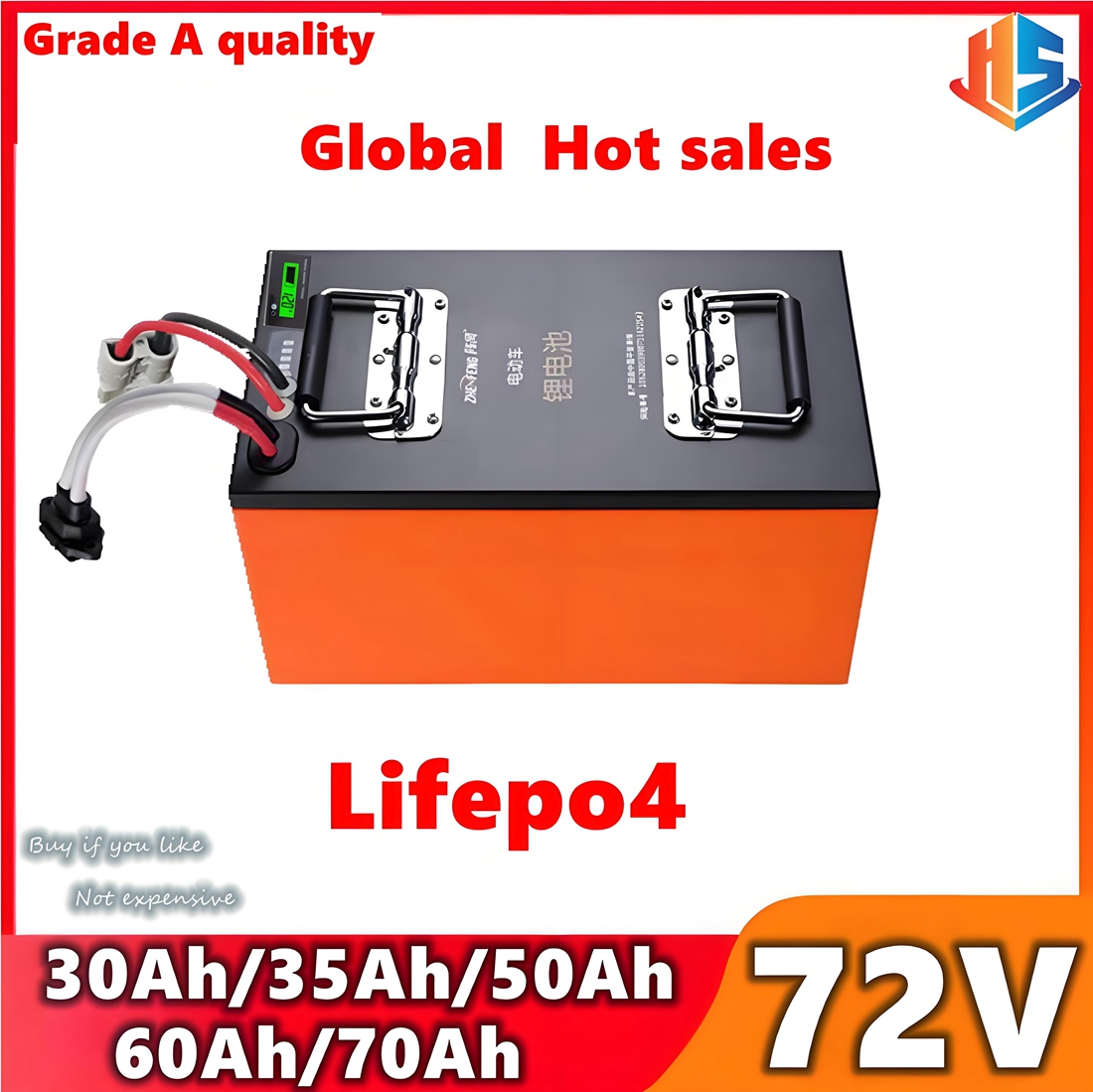 Scooter EV 72V 50Ah 60AH 35AH  - огляд і ціна 72V 30Ah Lifepo4 Battery Pack