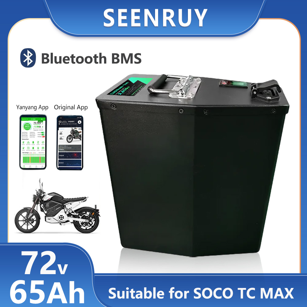 Seenruy Super SOCO Battery 72V - огляд і ціна 72V 30Ah Lifepo4 Battery Pack