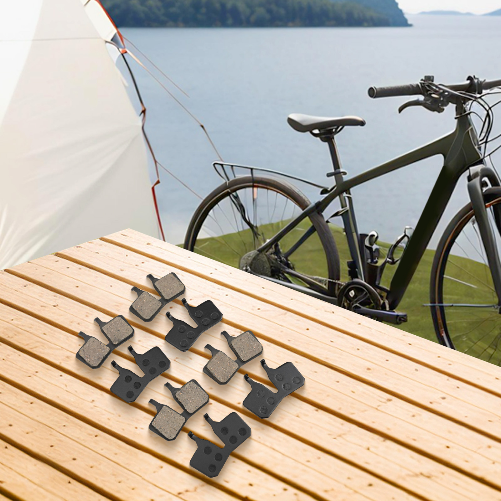 4Pairs Bike Brake Pads For Mag - огляд і ціна Magura Mt5E Hydraulic Disc Brake