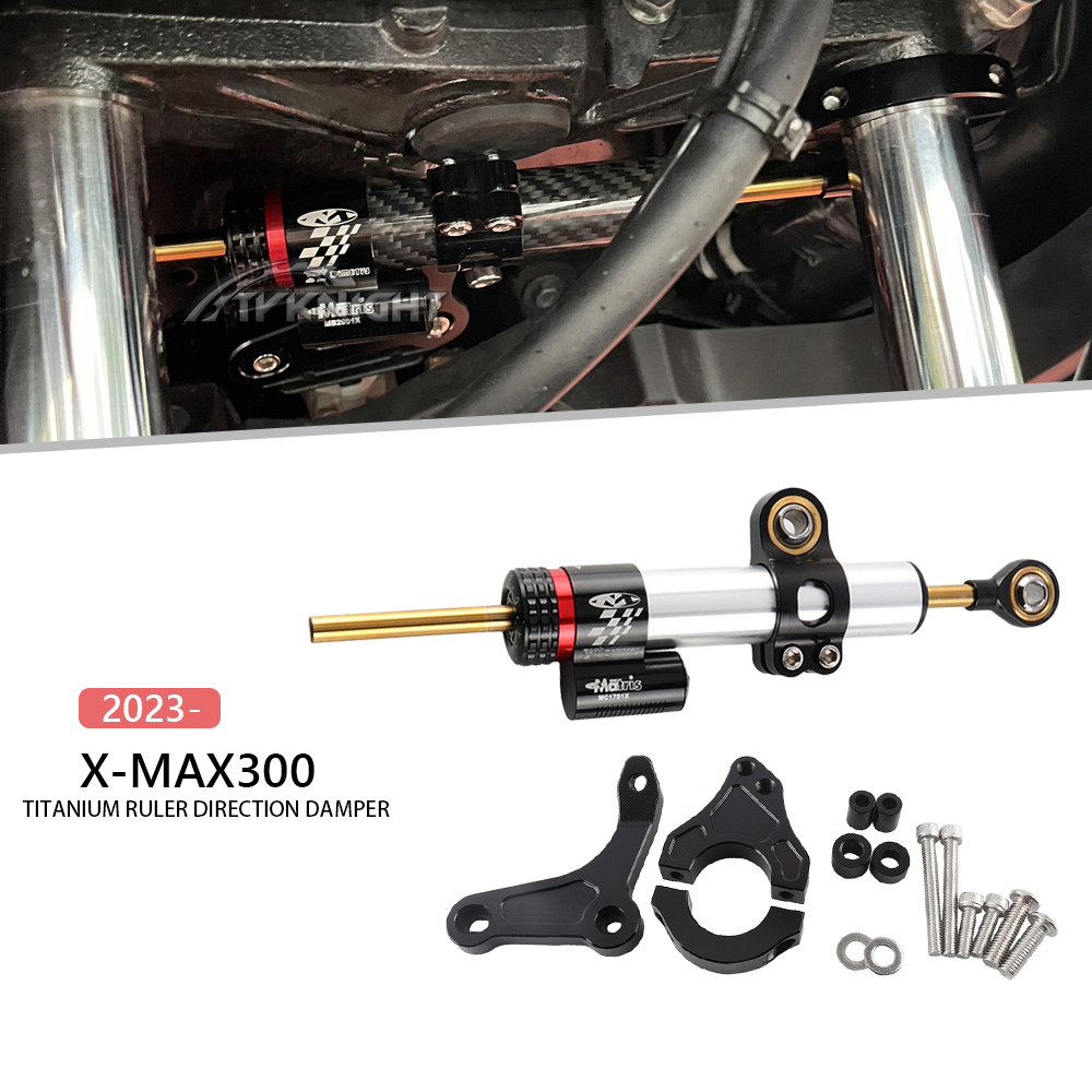 For Yamaha XMAX 300 X-MAX300 X - огляд і ціна Steering Damper Stabilizer Kit Cnc