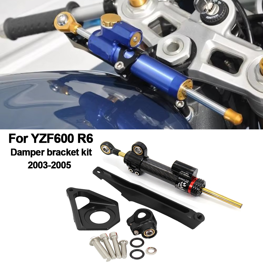 For YAMAHA YZF600 R6 2003-2005 - огляд і ціна Steering Damper Stabilizer Kit Cnc