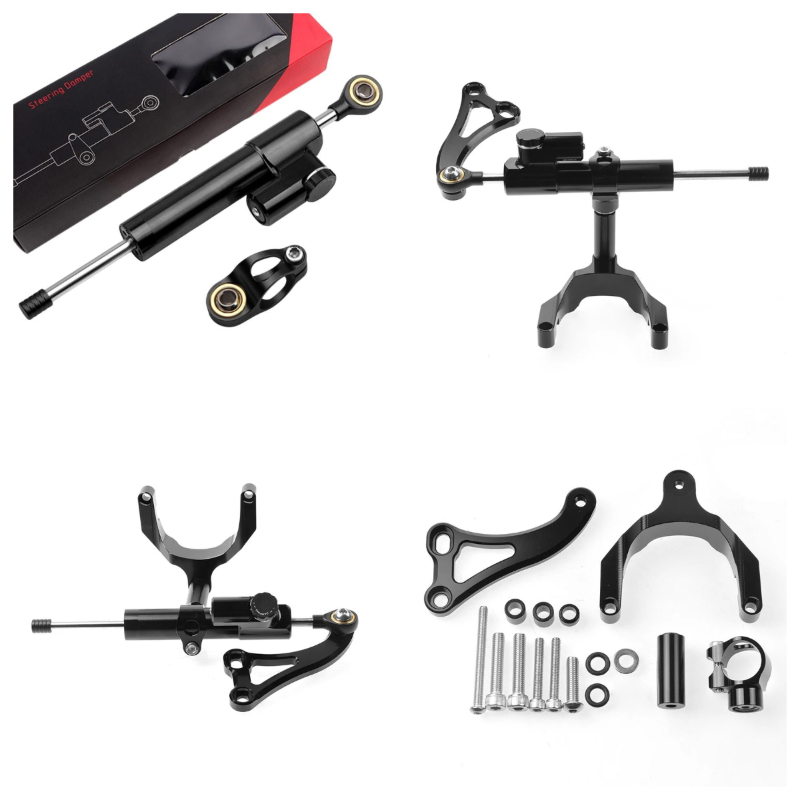 For GSXS750 GSX-S750 gsx-s750  - огляд і ціна Steering Damper Stabilizer Kit Cnc