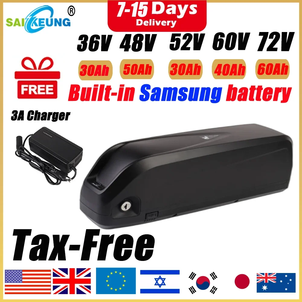 Hailong Polly 48V 52V 60V 36V  - огляд і ціна 60V 30Ah 21700 Battery Pack