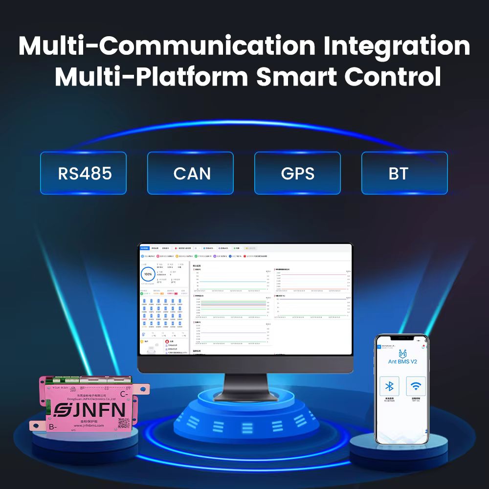 ANT BMS 1A Active Balance Lith - огляд і ціна Smart Bms 20S 72V 150A Bluetooth